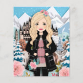 バブ王室のリアの夢のための紙人形のドレス (正面)