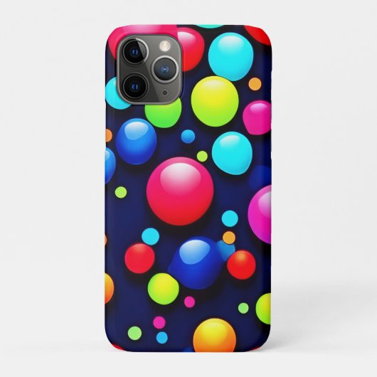 バブ鮮やかルポップ・アートのアート Case-Mate iPhoneケース (裏)