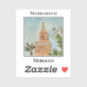バブ・アグナウ、メインゲート、 マラケシュ、 モロッコ シール (シート)