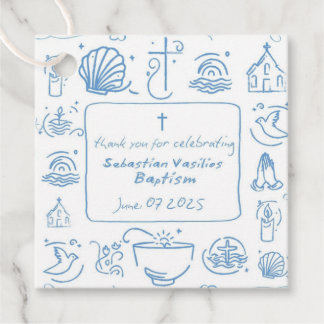 バプスティムベビーボーラベル フェイバータグ