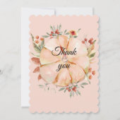 バプティスアンドファースト誕生日カボッキンガール 招待状 (裏面)