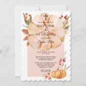 バプティスアンドファースト誕生日カボッキンガール 招待状 (正面)