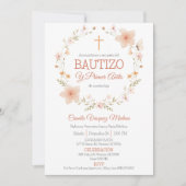 バプティスアンドファースト誕生日バウティゾイプライマーアニト 招待状 (正面)