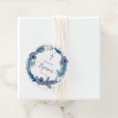 バプティスウィンターブルーリースメッセージカード フェイバータグ (インサイチュ)