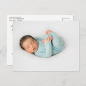 バプティスエンジェルスグリッターサンキューハガキ ポストカード (正面/裏面)