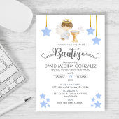 バプティスエンジェルスペインのボーイの招待バウティゾ 招待状