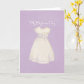 バプティスカードガール カード (黄色い花)