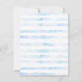 バプティスクリスチャン宗教イベントベビー写真 招待状 (裏面)