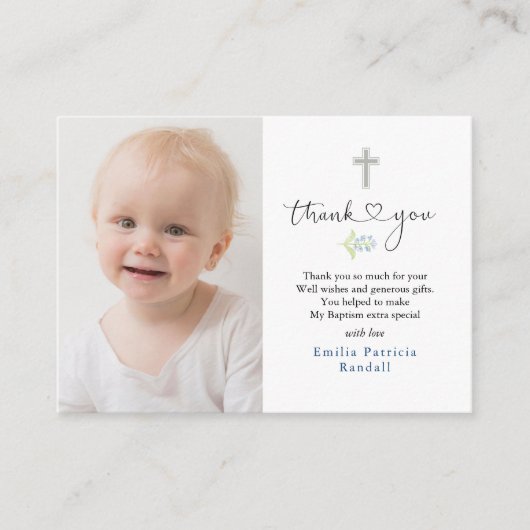 バプティスクロスカトサンキューカード エンクロージャーカード (正面)