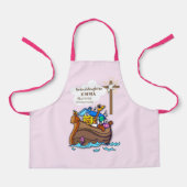 バプティスノアの箱舟の孫パーソナライズされた エプロン (正面)