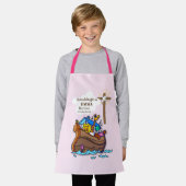 バプティスノアの箱舟の孫パーソナライズされた エプロン (着用した状態)