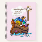 バプティスノアの箱舟の孫パーソナライズされた ノートブック (正面)