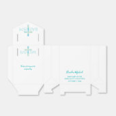 バプティスパーティーの好意ボックス – 少年の《キリスト教》洗礼式や命名式の好意 フェイバーボックス (折り畳みなし)