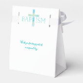 バプティスパーティーの好意ボックス – 少年の《キリスト教》洗礼式や命名式の好意 フェイバーボックス (裏面サイド)