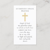 バプティスフォトキープサケ祈りの言葉カード コーリングカード (裏面)