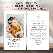 バプティスフォトキープサケ祈りの言葉カード コーリングカード