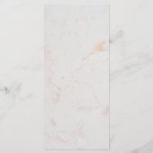 バプティスフォトボタニカル金ゴールド葉大理石の葉 メニュー (裏面)