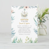 バプティスブルーピンクフローラクロスツインズ 招待状 (スタンド正面)