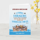 バプティスボーイノアズアークテーマ カード (黄色い花)