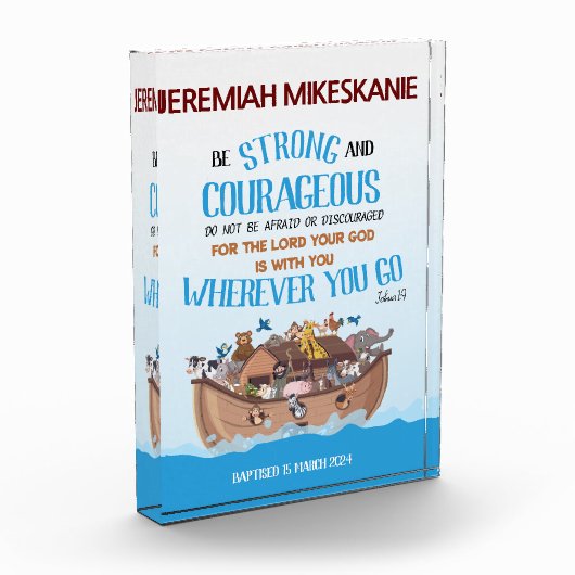 バプティスボーイノアズアークテーマ フォトブロック (左)