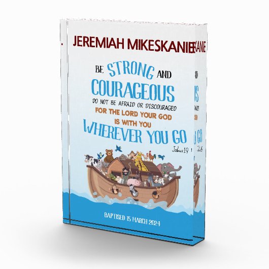 バプティスボーイノアズアークテーマ フォトブロック (右)