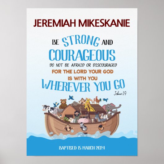 バプティスボーイノアズアークテーマ ポスター (正面)