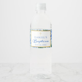 バプティスボーイモダンバラダスティブルーウォーター色 ペットボトルラベル