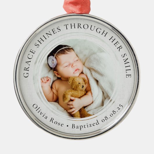 バプティスボーイ・ガール・ポット・キープサクレース・シーヌ メタルオーナメント (正面)