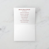 バプティスマカード#0001 案内状 (内部)