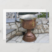 バプティスマフォント招待状 招待状 (正面/裏面)