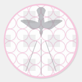 バプティスマルと《キリスト教》洗礼式や命名式シール ラウンドシール