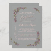 バプティスマルバラ招待状 招待状 (正面/裏面)