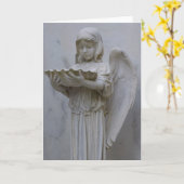 バプティスマル・エンジェル・カード（側面） カード (黄色い花)