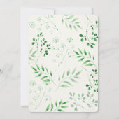 バプティスマ-植物招待状 招待状 (裏面)