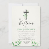 バプティスマ-植物招待状 招待状 (正面)