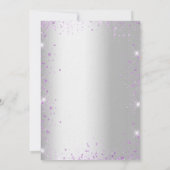 バプティスラベンダー銀紫スパークリュラージ 招待状 (裏面)