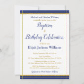 バプテエレガントィスと誕生祝い 招待状 (正面)