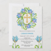 バプテエレガントィスフローラ 招待状 (正面)