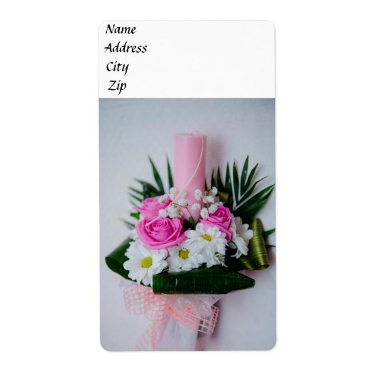 バプテスキャンドル ラベル (正面)