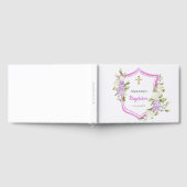 バプテスクレスクピンク紫色の花女 ゲストブック (全面)