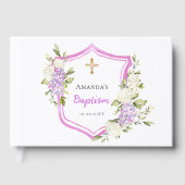 バプテスクレスクピンク紫色の花女 ゲストブック (正面)