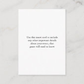 バプテスクロスプレストグリーンリー男の赤ちゃん エンクロージャーカード (裏面)