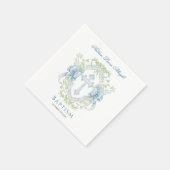 バプテスクロスプレストグリーンリー男の赤ちゃん スタンダードカクテルナプキン (角)