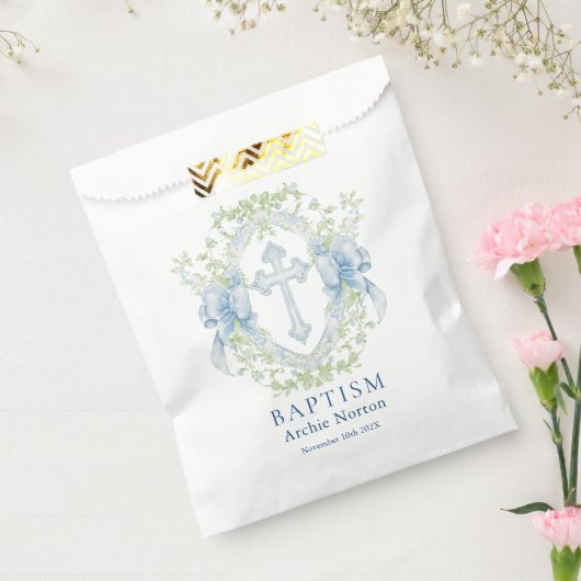 バプテスクロスプレストグリーンリー男の赤ちゃん フェイバーバッグ (封をした状態)