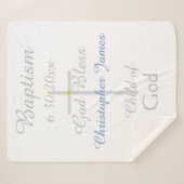 バプテスクロスボーイブルースターラトルミディアム シェルパブランケット (正面(横))