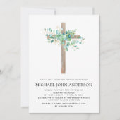 バプテスグリーンリーユーカリプトゥス植物セージInvitat 招待状 (正面)