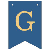 バプテスコミュニオン神恵みボーイブルー7文字 バンティングフラッグ (第2の旗)