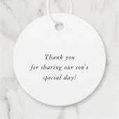 バプテスサンサンシルバークロスモダン白黒 フェイバータグ (裏面)