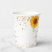 バプテスサンフラワーユーカリ 紙コップ (右)