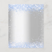 バプテスシルバーブルーグリッターボーイ予算の招待 チラシ (裏面)